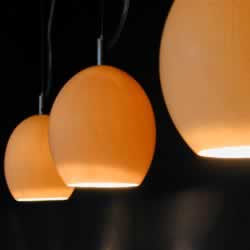Modern mini-pendant lights and hanging fixture design.